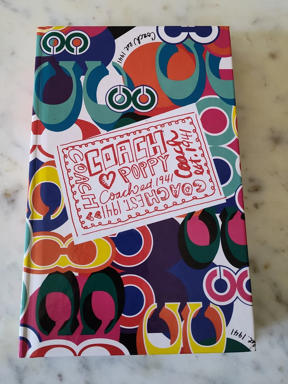 COACH Poppy Y2K Logo Notebook Journal 12 Pencil Gift Set New Rare New Old Stock